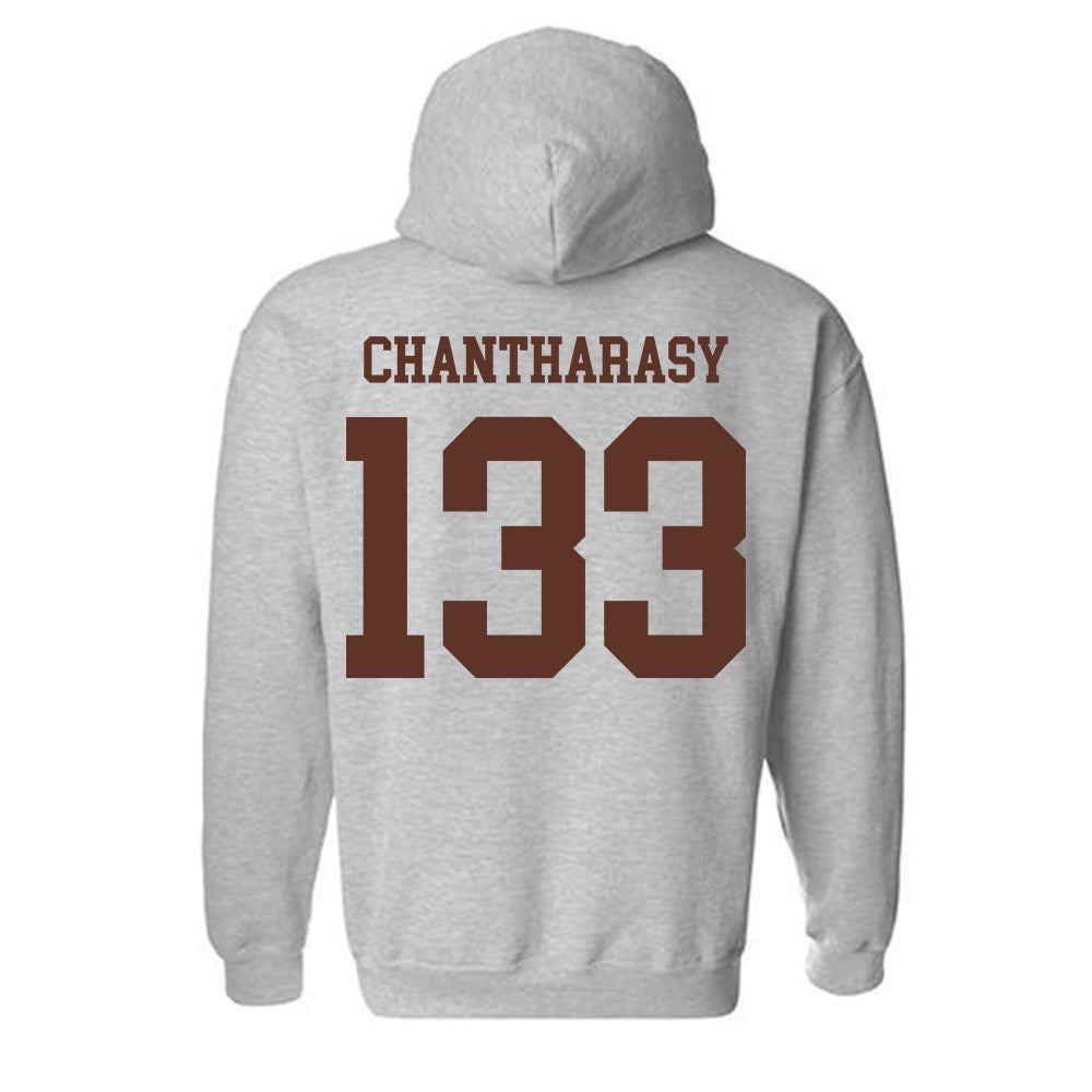 Quincy - NCAA Wrestling : Miller Chantharasy - Classic Shersey Hooded Sweatshirt-1