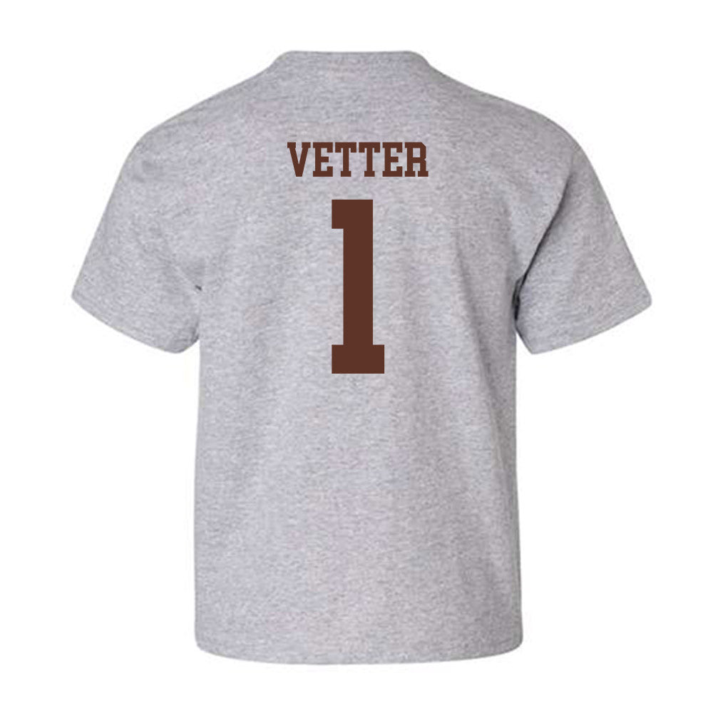 Quincy - NCAA Men's Lacrosse : Austin Vetter - Classic Shersey Youth T-Shirt-1