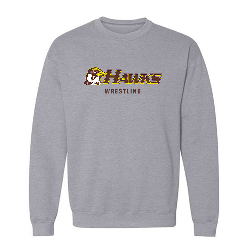 Quincy - NCAA Wrestling : Isaiah Hill - Classic Shersey Crewneck Sweatshirt-0