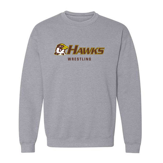 Quincy - NCAA Wrestling : Isaiah Hill - Classic Shersey Crewneck Sweatshirt-0
