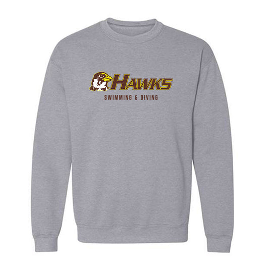 Quincy - NCAA Men's Swimming & Diving : Chase Slagter - Classic Shersey Crewneck Sweatshirt-0