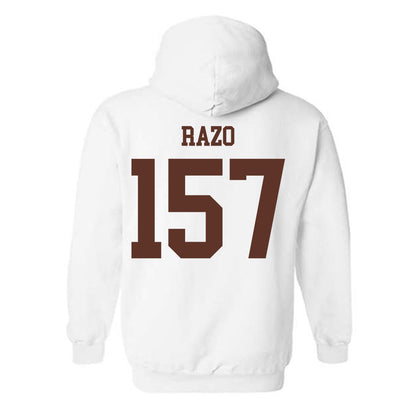 Quincy - NCAA Wrestling : Saul Razo - Classic Shersey Hooded Sweatshirt-1