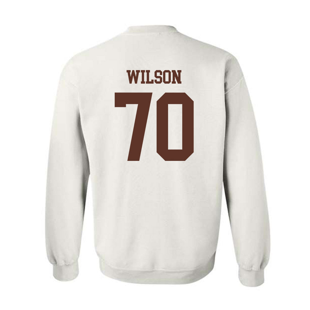 Quincy - NCAA Football : Damian Wilson - Classic Shersey Crewneck Sweatshirt-1