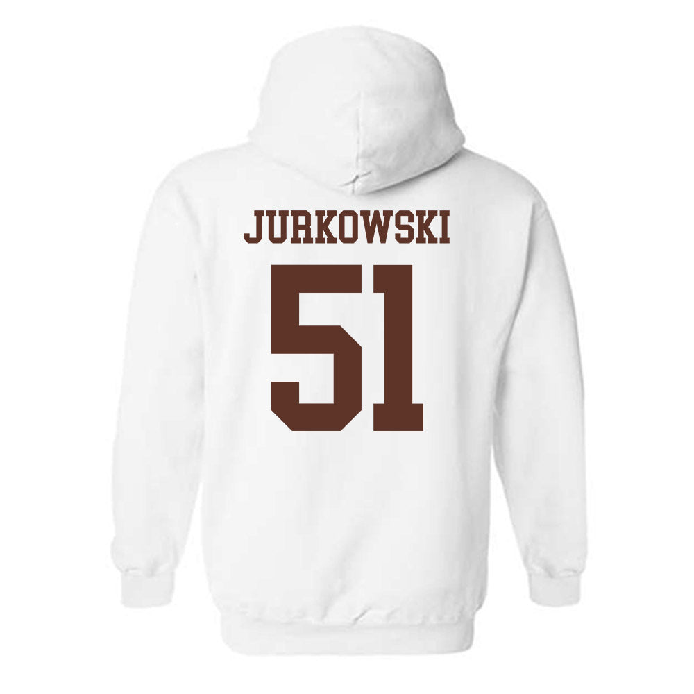 Quincy - NCAA Football : Jayden Jurkowski - Classic Shersey Hooded Sweatshirt-1