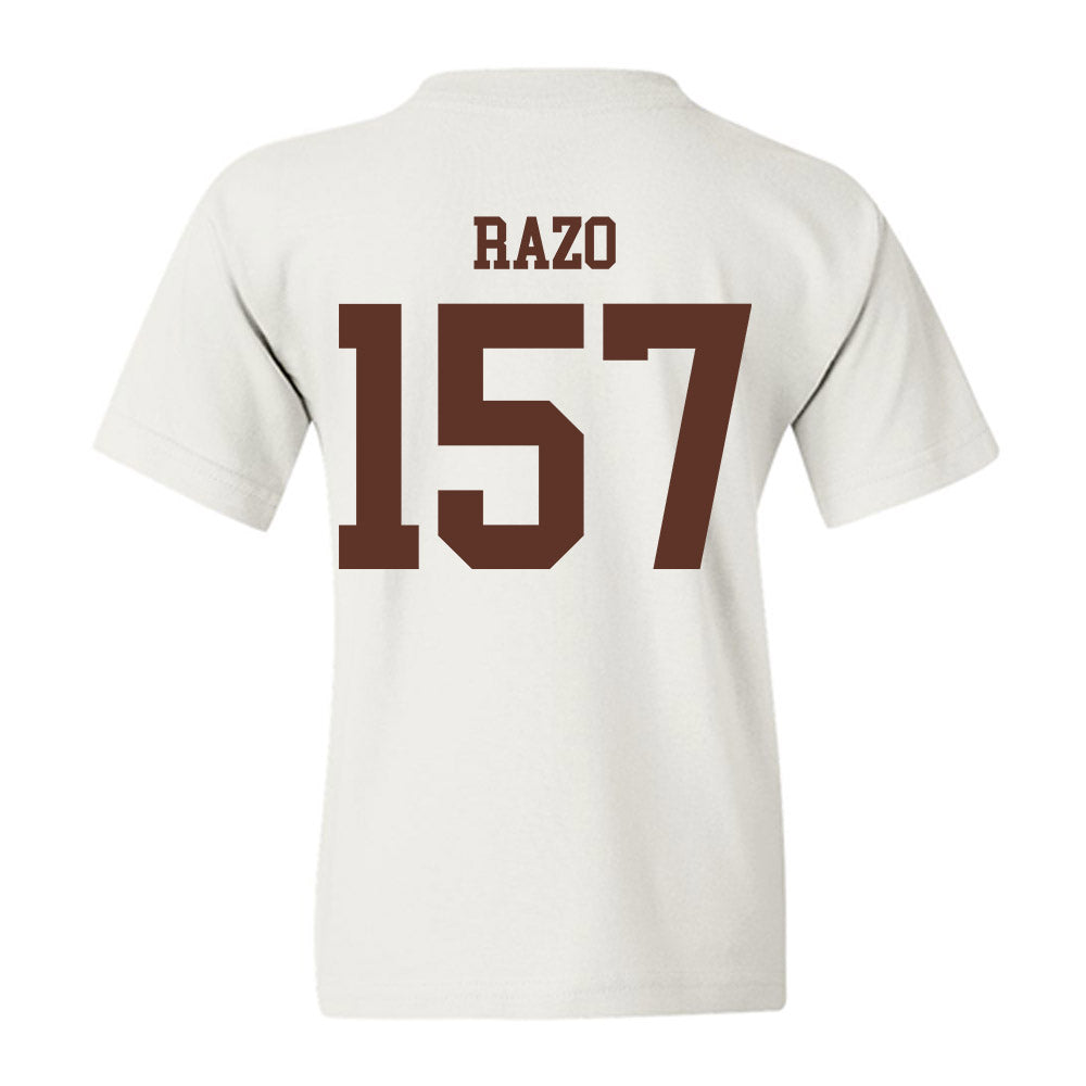 Quincy - NCAA Wrestling : Saul Razo - Classic Shersey Youth T-Shirt-1