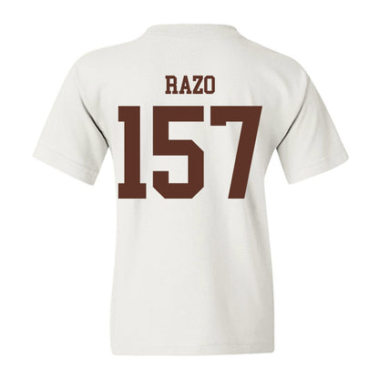 Quincy - NCAA Wrestling : Saul Razo - Classic Shersey Youth T-Shirt-1