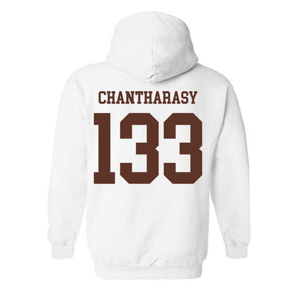 Quincy - NCAA Wrestling : Miller Chantharasy - Classic Shersey Hooded Sweatshirt-1