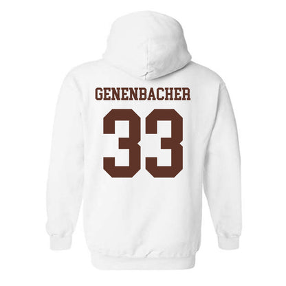Quincy - NCAA Football : Elijah Genenbacher - Classic Shersey Hooded Sweatshirt-1