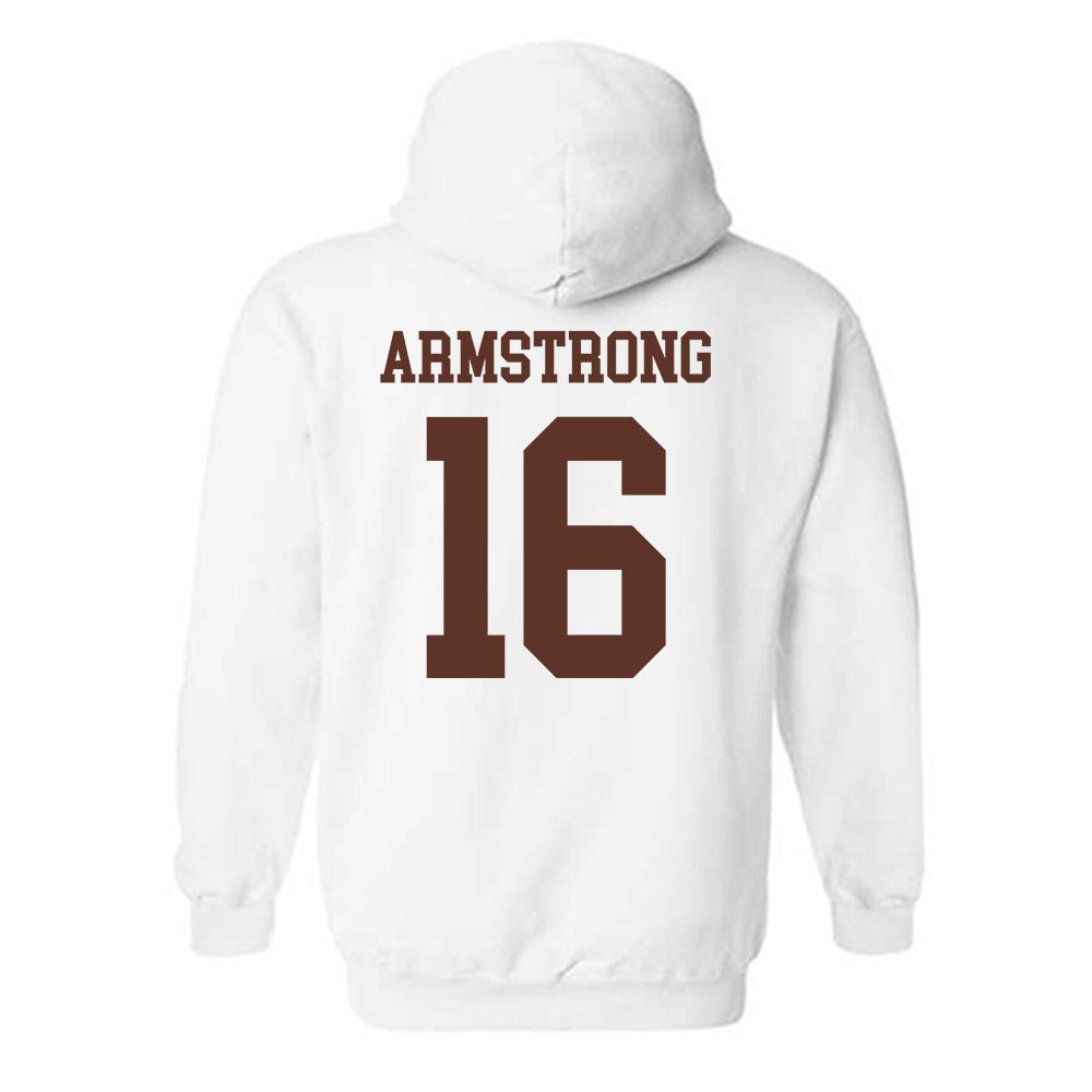Quincy - NCAA Baseball : Cam Armstrong - Classic Shersey Hooded Sweatshirt-1