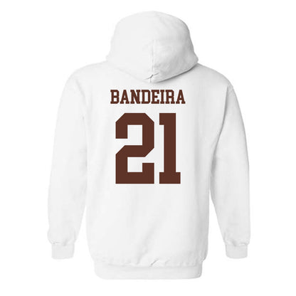 Quincy - NCAA Men's Soccer : Rodrigo Bandeira - Classic Shersey Hooded Sweatshirt-1