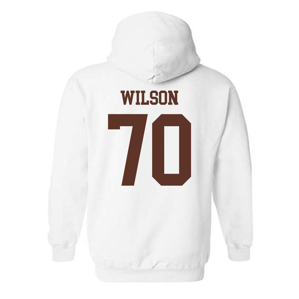 Quincy - NCAA Football : Damian Wilson - Classic Shersey Hooded Sweatshirt-1
