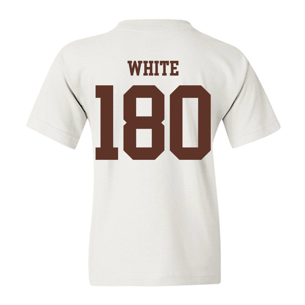Quincy - NCAA Wrestling : Trinity White - Classic Shersey Youth T-Shirt-1