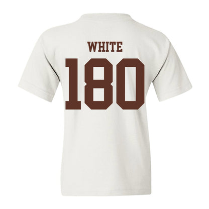 Quincy - NCAA Wrestling : Trinity White - Classic Shersey Youth T-Shirt-1