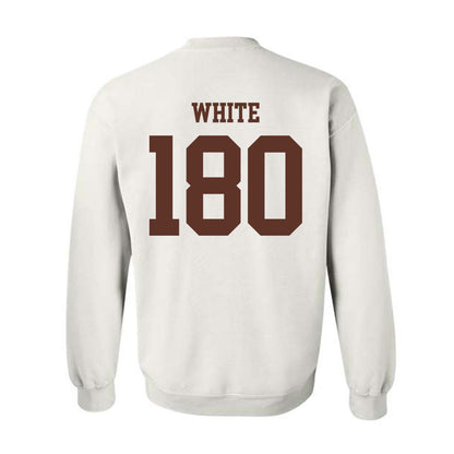 Quincy - NCAA Wrestling : Trinity White - Classic Shersey Crewneck Sweatshirt-1