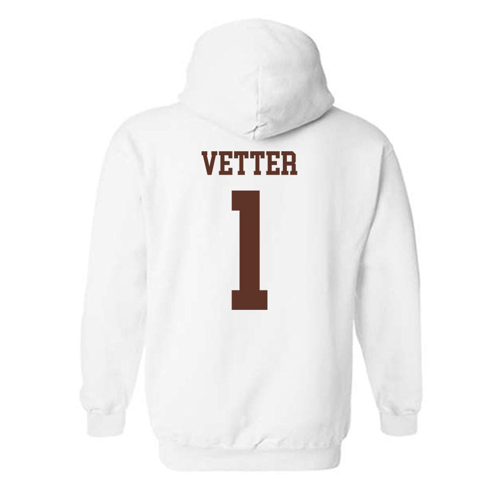 Quincy - NCAA Men's Lacrosse : Austin Vetter - Classic Shersey Hooded Sweatshirt-1