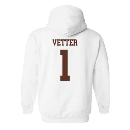 Quincy - NCAA Men's Lacrosse : Austin Vetter - Classic Shersey Hooded Sweatshirt-1