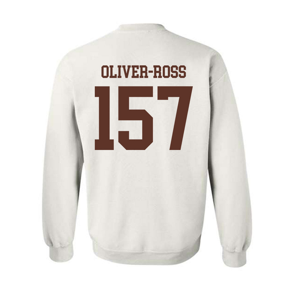 Quincy - NCAA Wrestling : Josiah Oliver-Ross - Classic Shersey Crewneck Sweatshirt-1