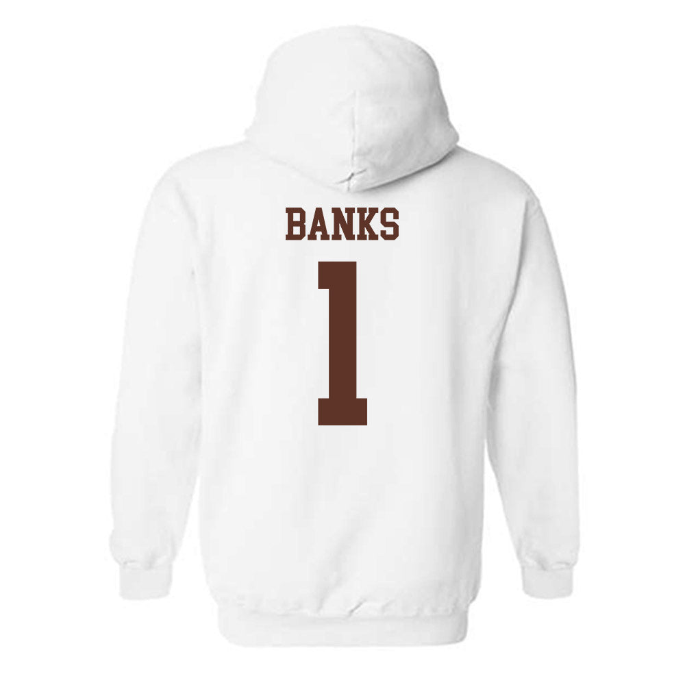Quincy - NCAA Men's Basketball : Jayden Banks - Classic Shersey Hooded Sweatshirt-1