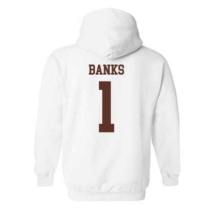 Quincy - NCAA Men's Basketball : Jayden Banks - Classic Shersey Hooded Sweatshirt-1