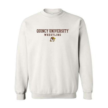 Quincy - NCAA Wrestling : Isaiah Hill - Classic Shersey Crewneck Sweatshirt-0