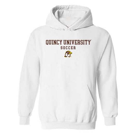 Quincy - NCAA Men's Soccer : Rodrigo Bandeira - Classic Shersey Hooded Sweatshirt-0