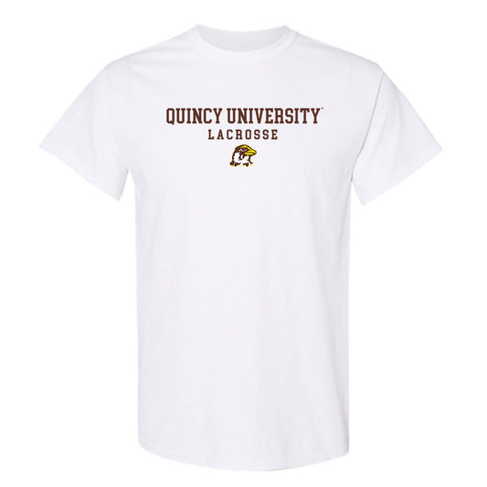 Quincy - NCAA Men's Lacrosse : Austin Vetter - Classic Shersey T-Shirt-0