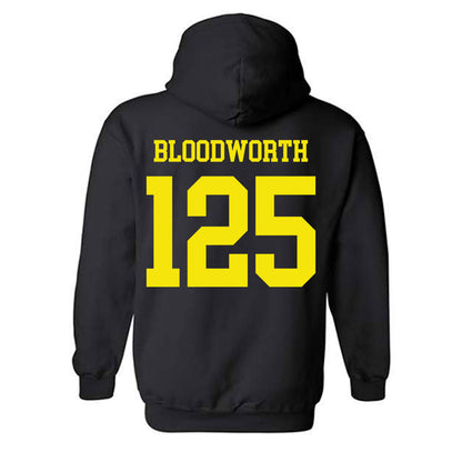 Quincy - NCAA Wrestling : Brawnsen Bloodworth - Classic Shersey Hooded Sweatshirt-1