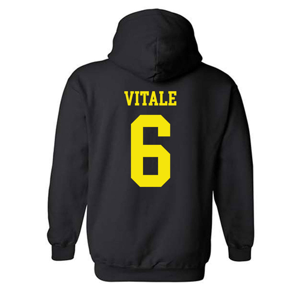 Quincy - NCAA Baseball : Jake Vitale - Classic Shersey Hooded Sweatshirt-1