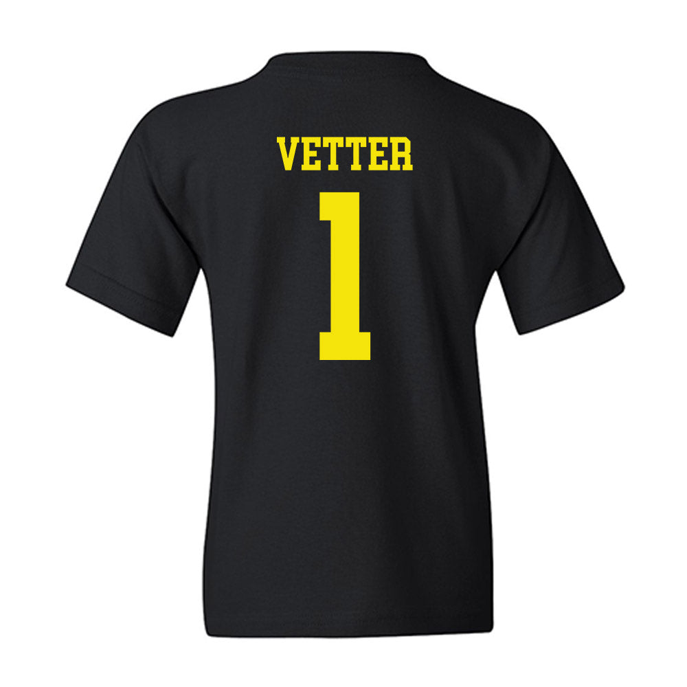 Quincy - NCAA Men's Lacrosse : Austin Vetter - Classic Shersey Youth T-Shirt-1