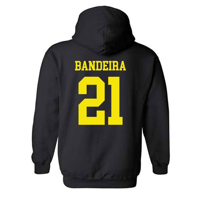 Quincy - NCAA Men's Soccer : Rodrigo Bandeira - Classic Shersey Hooded Sweatshirt-1