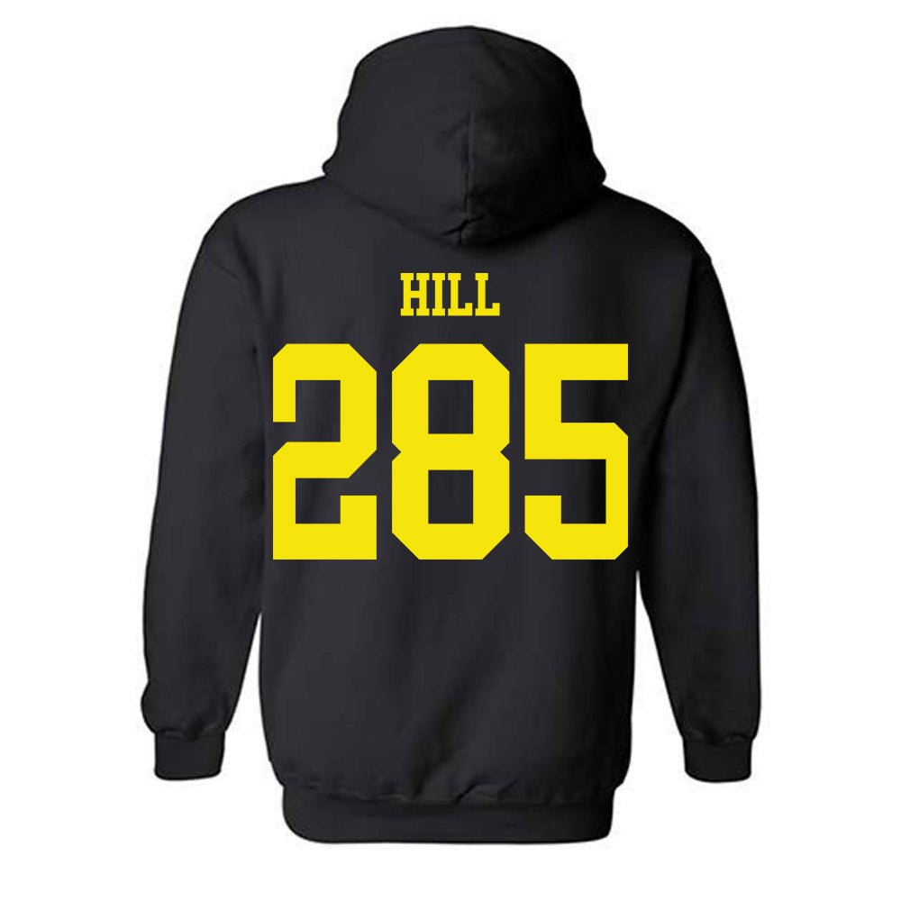 Quincy - NCAA Wrestling : Isaiah Hill - Classic Shersey Hooded Sweatshirt-1