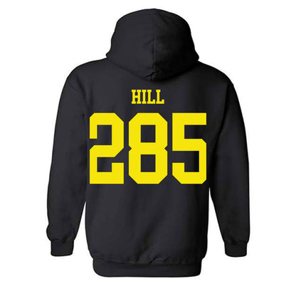 Quincy - NCAA Wrestling : Isaiah Hill - Classic Shersey Hooded Sweatshirt-1