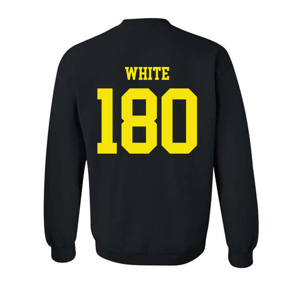Quincy - NCAA Wrestling : Trinity White - Classic Shersey Crewneck Sweatshirt-1