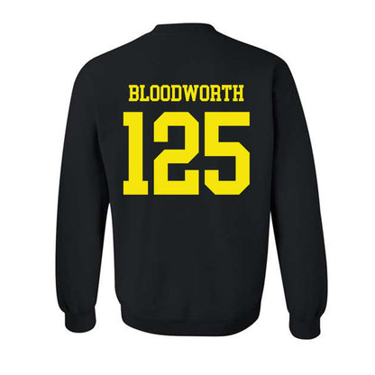 Quincy - NCAA Wrestling : Brawnsen Bloodworth - Classic Shersey Crewneck Sweatshirt-1