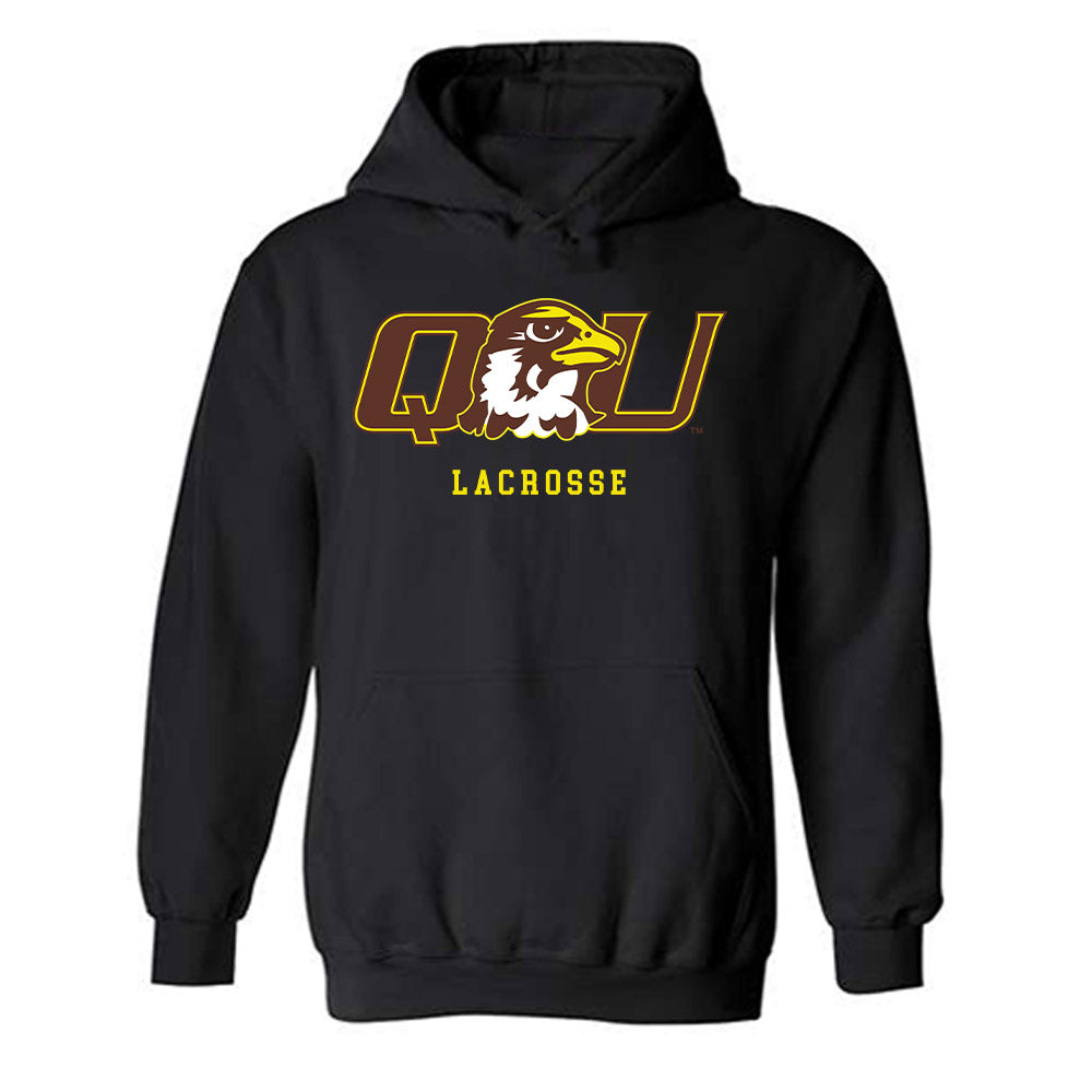 Quincy - NCAA Men's Lacrosse : Austin Vetter - Classic Shersey Hooded Sweatshirt-0