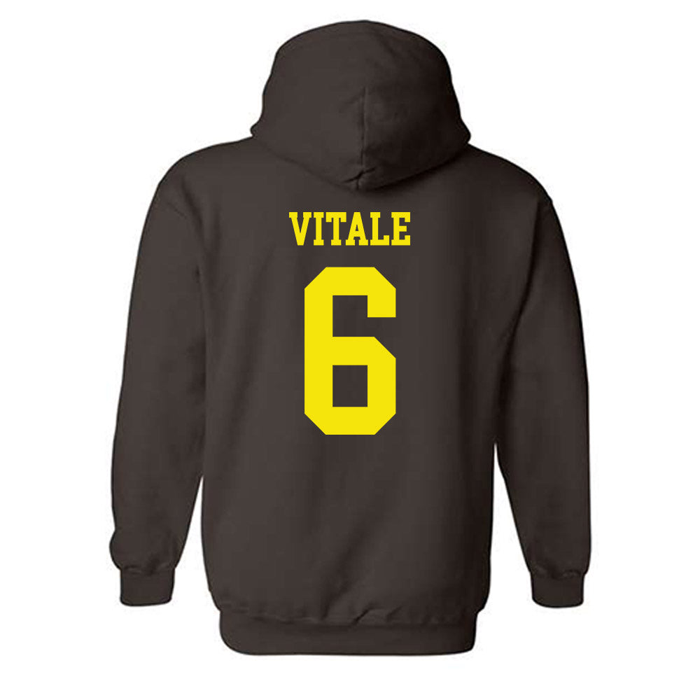 Quincy - NCAA Baseball : Jake Vitale - Classic Shersey Hooded Sweatshirt-1