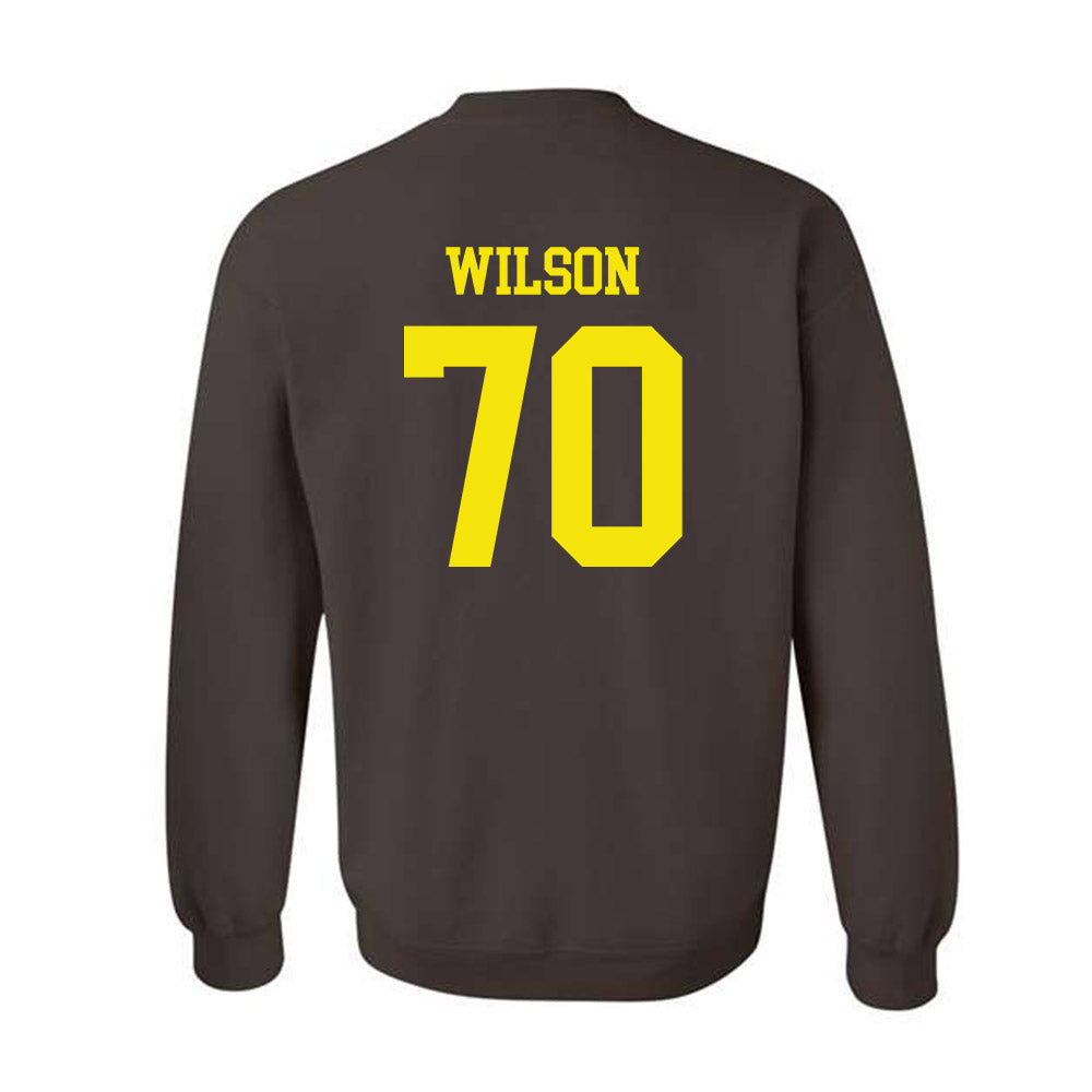 Quincy - NCAA Football : Damian Wilson - Classic Shersey Crewneck Sweatshirt-1