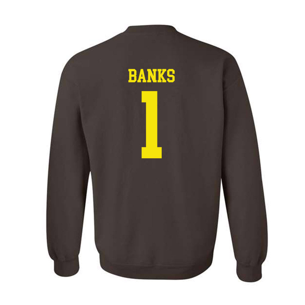 Quincy - NCAA Men's Basketball : Jayden Banks - Classic Shersey Crewneck Sweatshirt-1