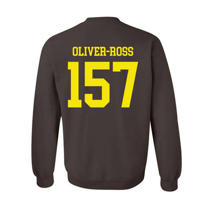 Quincy - NCAA Wrestling : Josiah Oliver-Ross - Classic Shersey Crewneck Sweatshirt-1