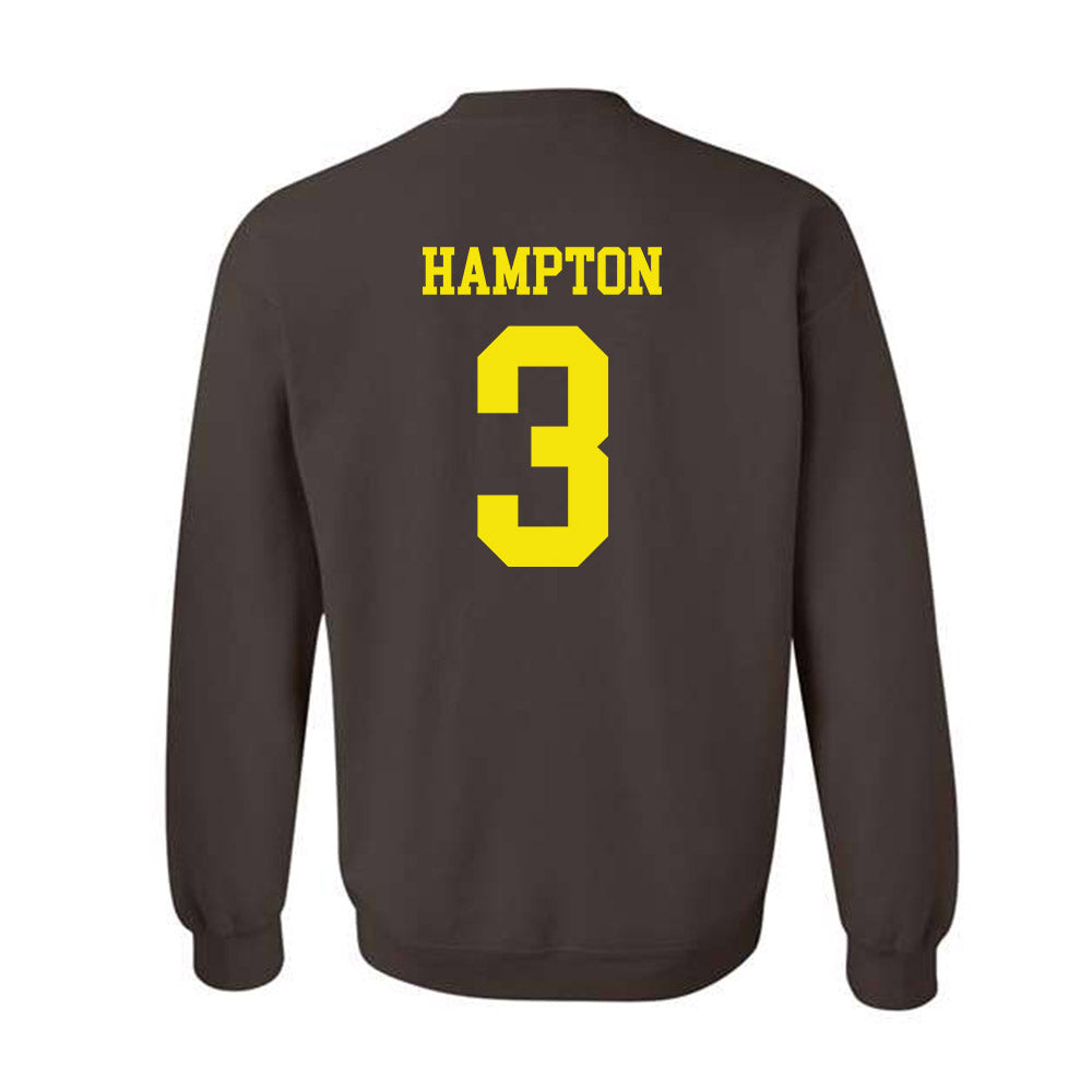 Quincy - NCAA Football : Owen Hampton - Classic Shersey Crewneck Sweatshirt-1