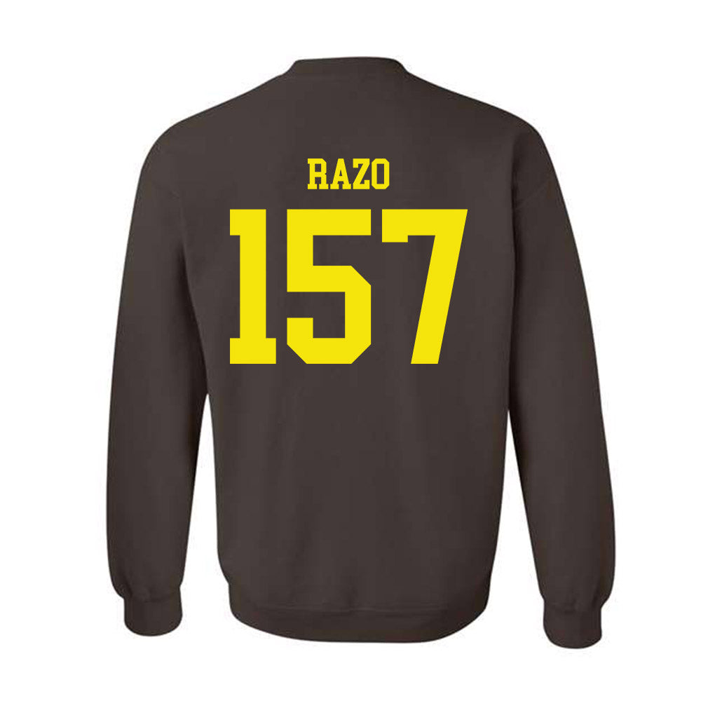 Quincy - NCAA Wrestling : Saul Razo - Classic Shersey Crewneck Sweatshirt-1