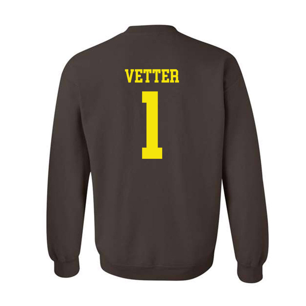 Quincy - NCAA Men's Lacrosse : Austin Vetter - Classic Shersey Crewneck Sweatshirt-1