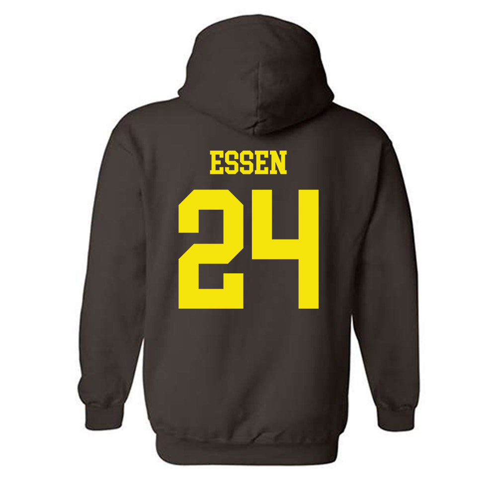 Quincy - NCAA Men's Lacrosse : Jameson Essen - Classic Shersey Hooded Sweatshirt-1