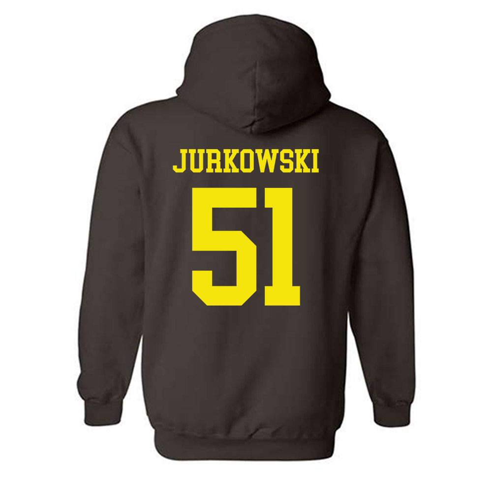 Quincy - NCAA Football : Jayden Jurkowski - Classic Shersey Hooded Sweatshirt-1