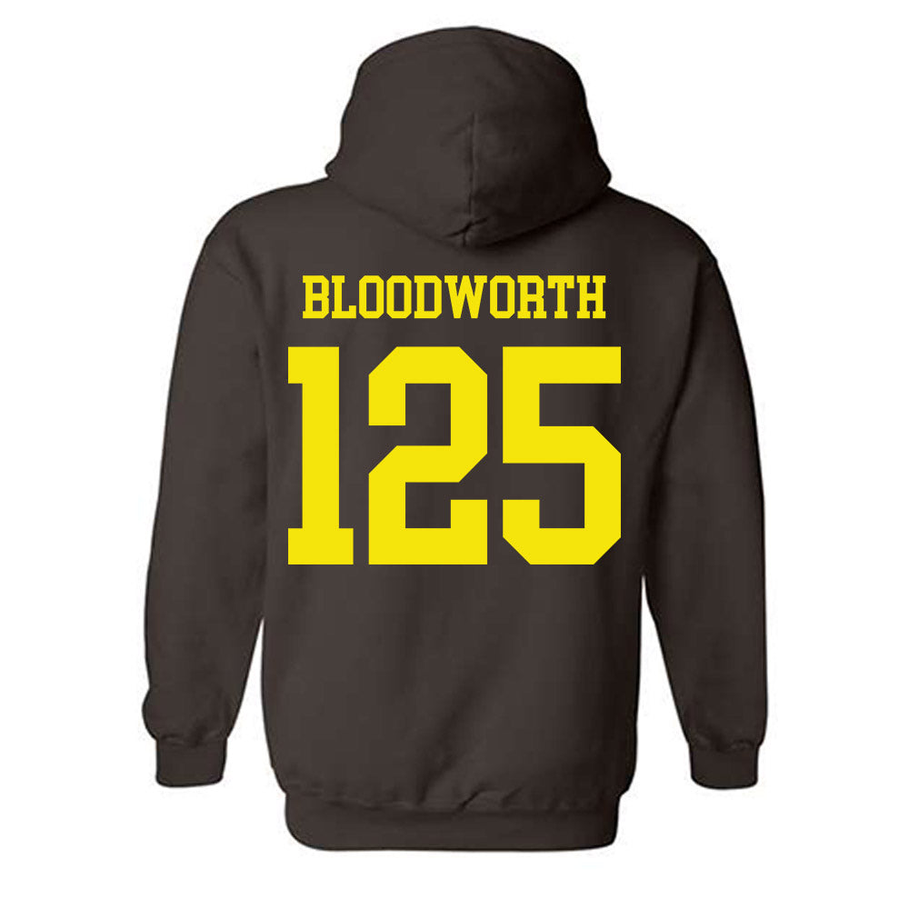 Quincy - NCAA Wrestling : Brawnsen Bloodworth - Classic Shersey Hooded Sweatshirt-1