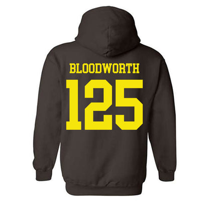 Quincy - NCAA Wrestling : Brawnsen Bloodworth - Classic Shersey Hooded Sweatshirt-1