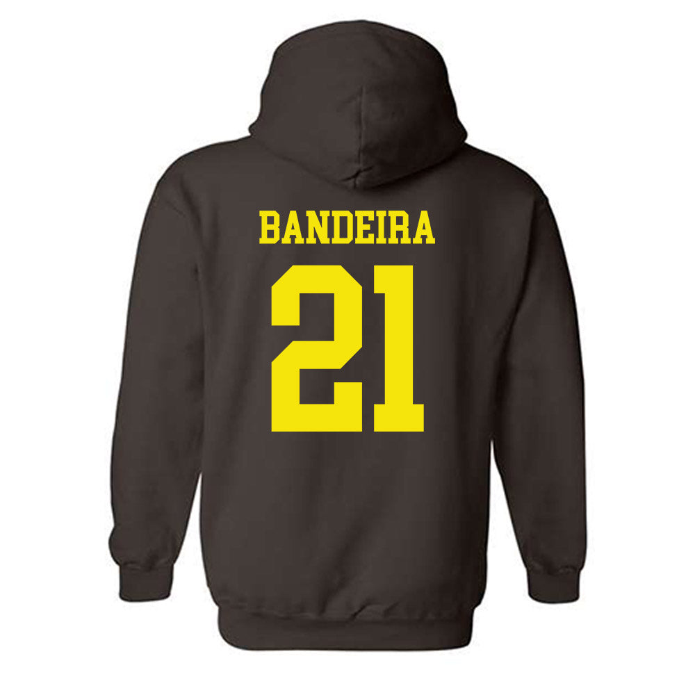 Quincy - NCAA Men's Soccer : Rodrigo Bandeira - Classic Shersey Hooded Sweatshirt-1