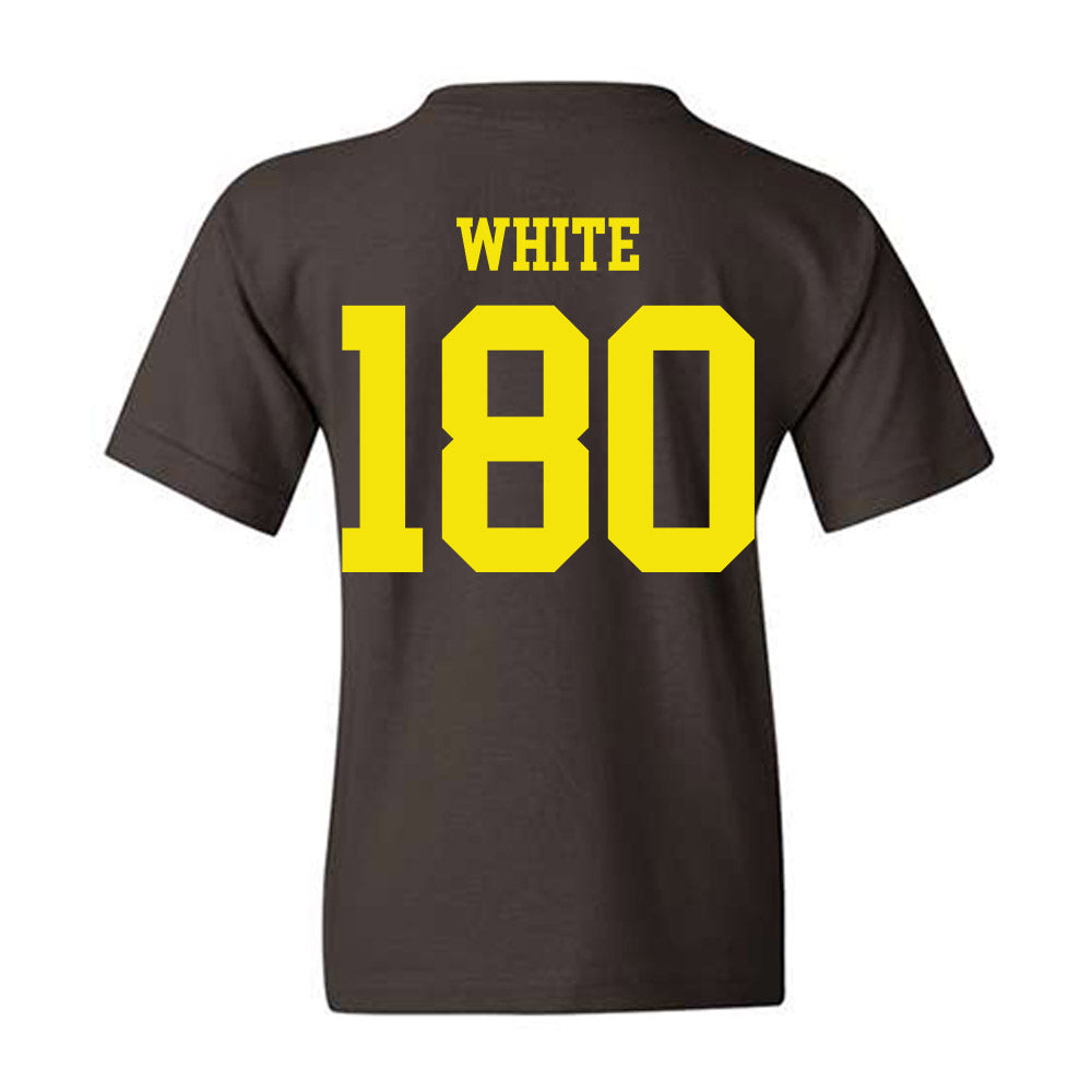Quincy - NCAA Wrestling : Trinity White - Classic Shersey Youth T-Shirt-1