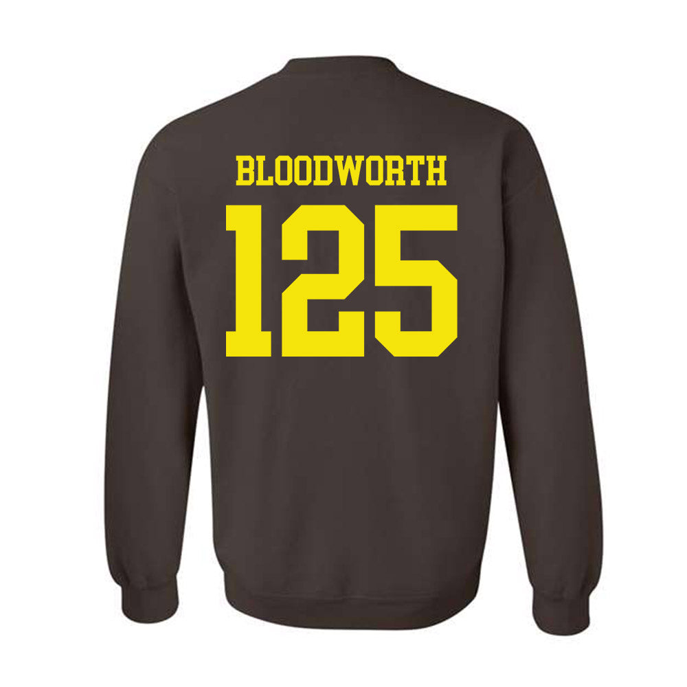 Quincy - NCAA Wrestling : Brawnsen Bloodworth - Classic Shersey Crewneck Sweatshirt-1