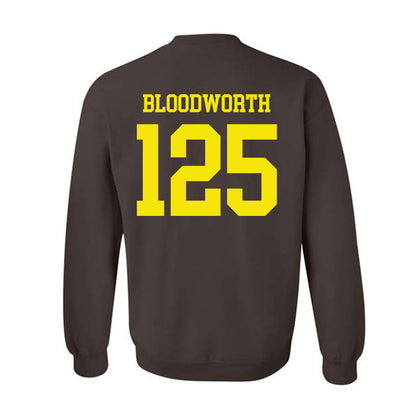 Quincy - NCAA Wrestling : Brawnsen Bloodworth - Classic Shersey Crewneck Sweatshirt-1